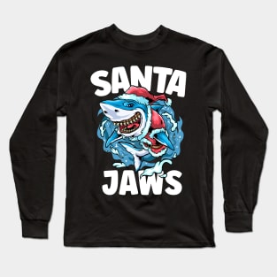 Santa Jaws - Christmas Long Sleeve T-Shirt